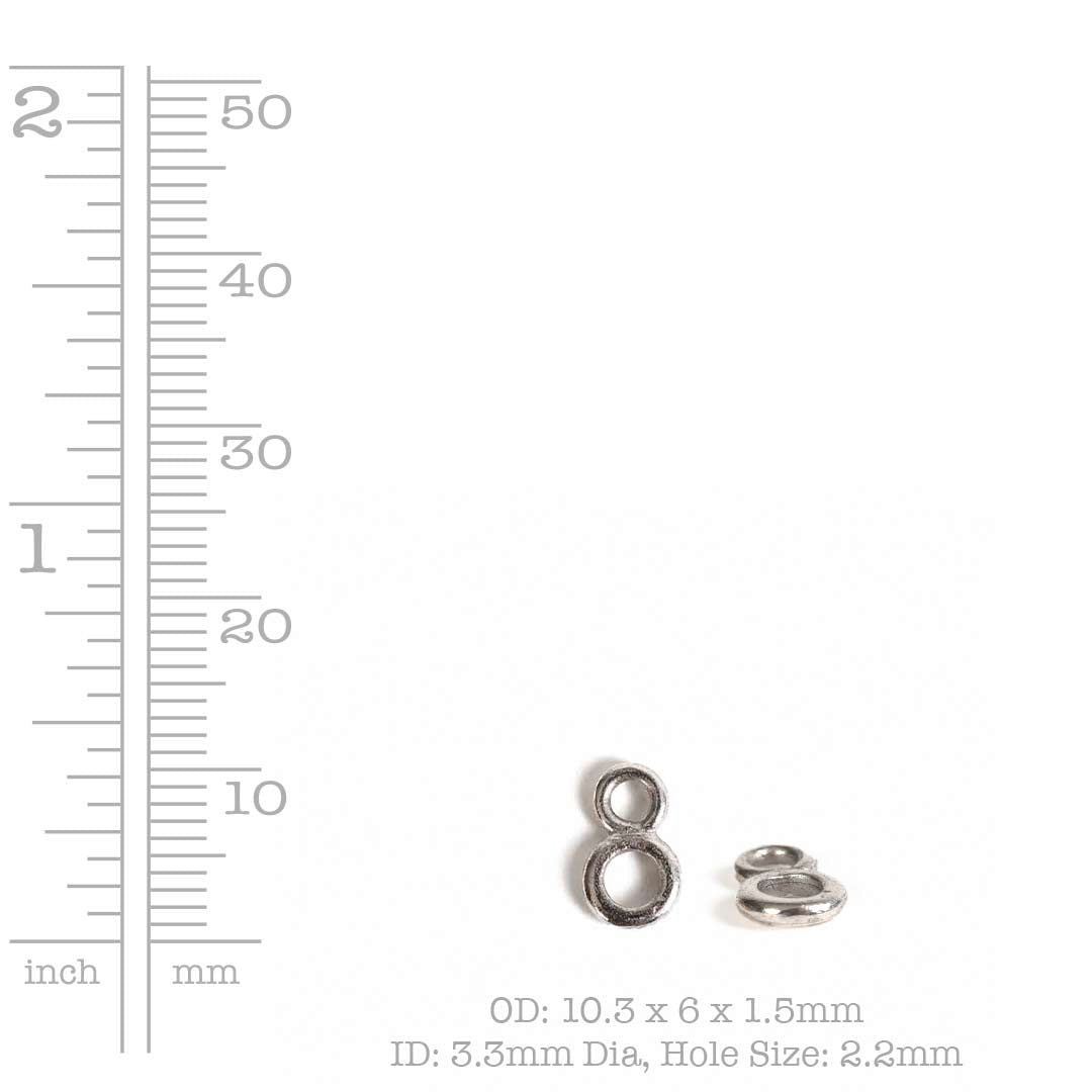 Nunn Design-Whimsy Hook & Eye Clasp-Antique Silver