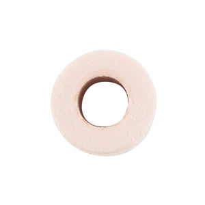 Ceramic Beads-10x15mm Tube-Pale Rose-Quantity 1
