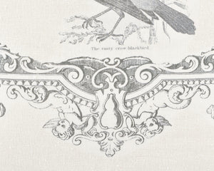 Home Decor-Chic Raven and The Key-Cotton Gothic Crow-Blackbird-Throw Pillow Tamara Scott Designs