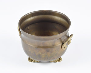 Home Decor-Vintage Brass Planter-Antique Pot-Flower Pot-Decorative Décor Tamara Scott Designs