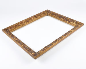Ornate Vintage Picture Frame-Wooden Large-Antique Victorian Style-Gilded Gold With Black Patina Tamara Scott Designs