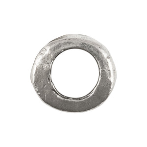 Pewter-11x16mm Large Chunky Barrel Bead-Antique Silver-Quantity 1