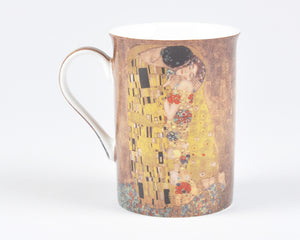 Vintage 10 oz Trent Mug-Gustav Klimt-The Kiss-Fine Bone China-Kitchen Decor Tamara Scott Designs