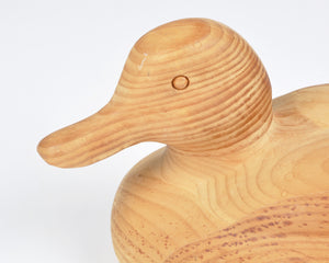 Vintage Antique Wooden Duck Hand Carved-Hunting Decor Art-Duck Hunting-Natural Wood-Mantle Home Decor Tamara Scott Designs