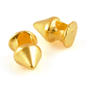 Casting-7x11mm Spike Bead-Gold