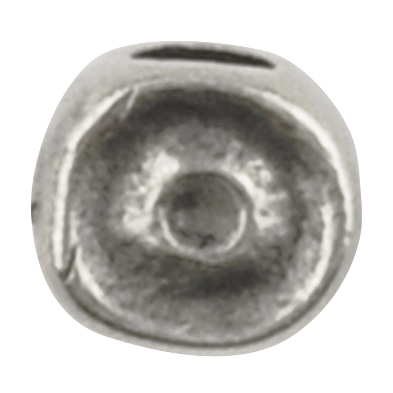 Casting Beads-4x10mm Tiny Swirl-Antique Silver-Quantity 5