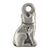 Casting Charm-10x15mm Tiny Cat-Antique Silver-Quantity 2