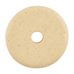 Ceramic Beads-16mm Round Disc-Stone White