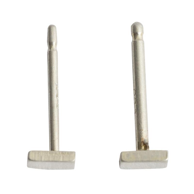 Minimalist Jewelry-Simple Earring Stud-3mm Square