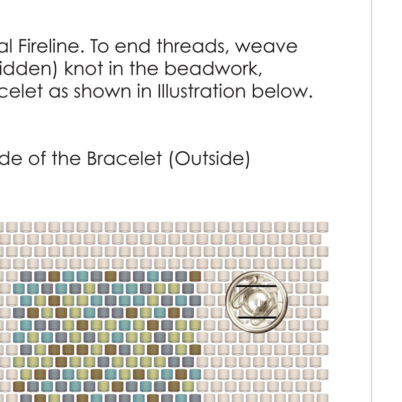 Free Beading Patterns-Pdf Pattern-Sandbox-Green Patina