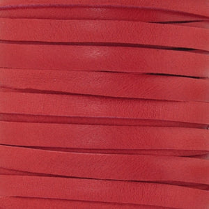 Leather-3mm Deerskin Lace-Red