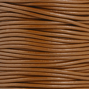 Leather Cord-1.5mm Round-Soft-Light Brown