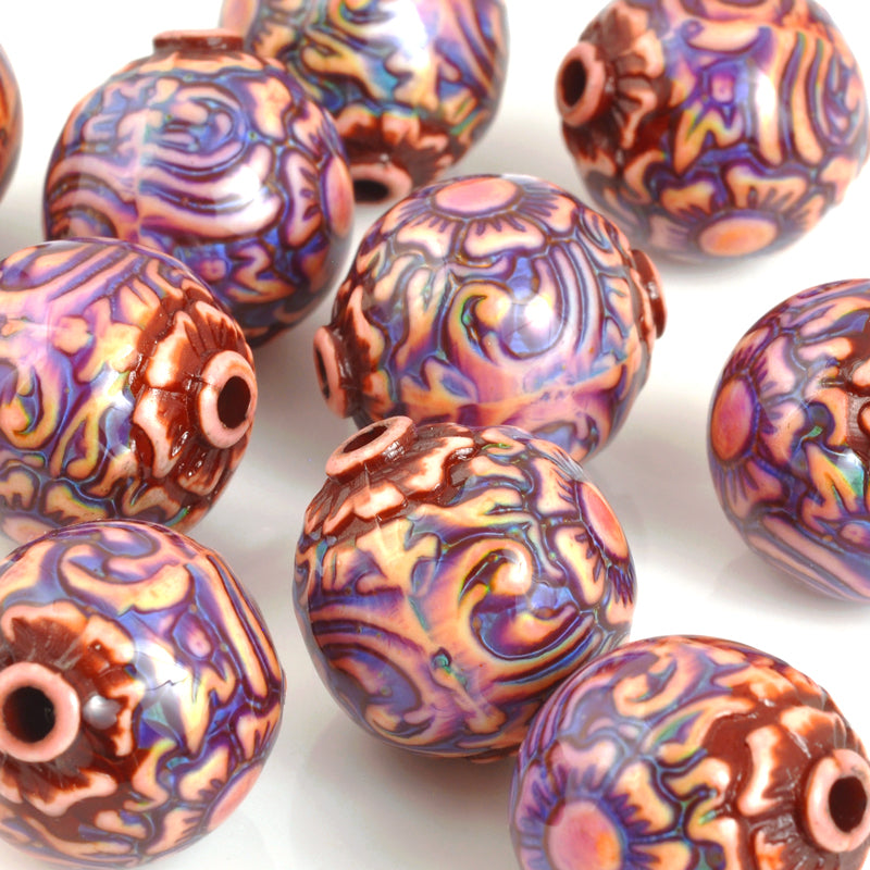 Mirage-19x17mm Shangri La Bead-Color Changing-Quantity 1