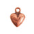 Nunn Design-Pewter-12mm Mini Heart Charm-Antique Copper