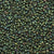 Seed Beads-15/0 Round-2066 Matte Metallic Dark Green Iris-Miyuki-7 Grams
