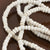 Seed Beads-4mm Vintage White Glass Beads-Ghana-Quantity 7 Grams