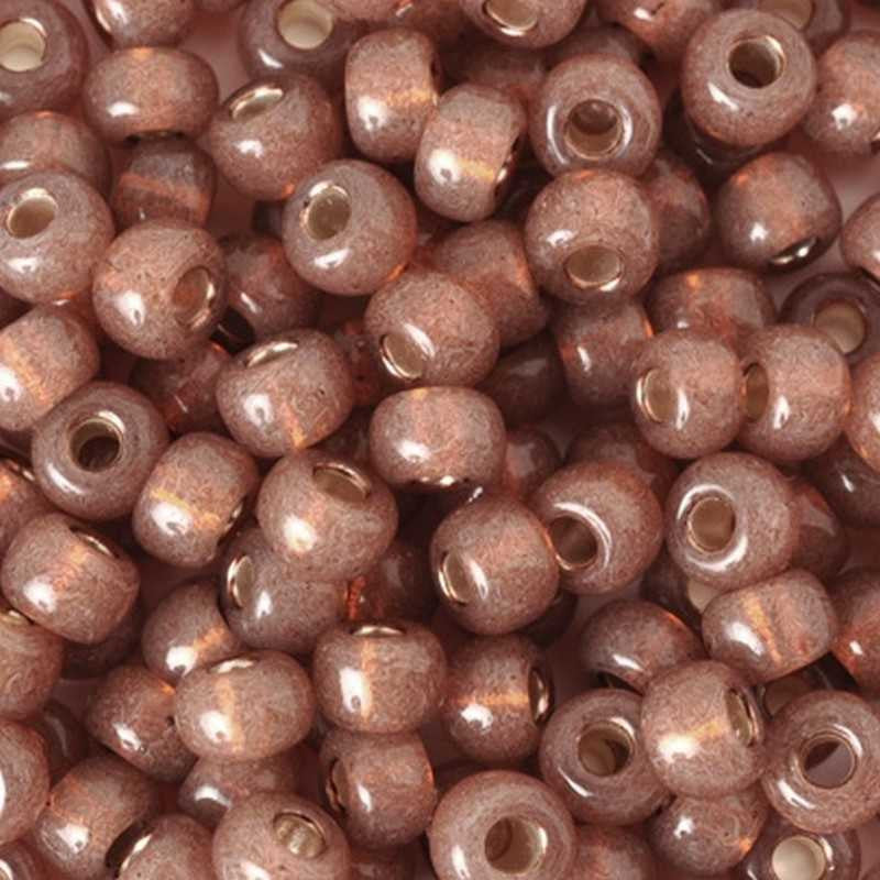 rose gold seed beads Seed Beads - 6/0 Round - 641 - Miyuki Beads