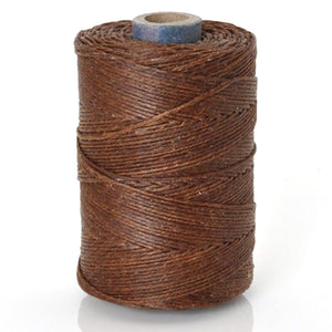 Supplies-2-Ply Waxed Irish Linen-Walnut Brown-10 Yards