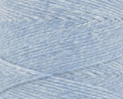 4-ply waxed Irish linen cord in robin egg blue, 0.7mm thick, 10 yard spool for jewelry making