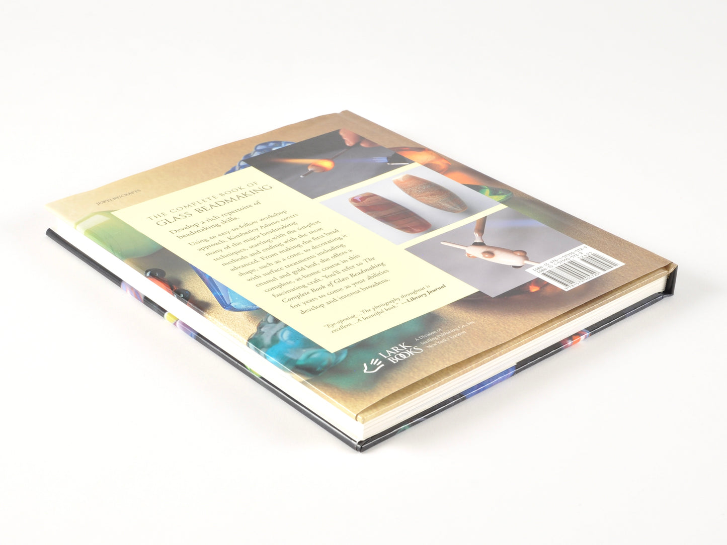 Beading Books-The Complete Book of Glass Beadmaking by Kimberley Adams-Hardcover-Lark Books-176 Pages Tamara Scott Designs