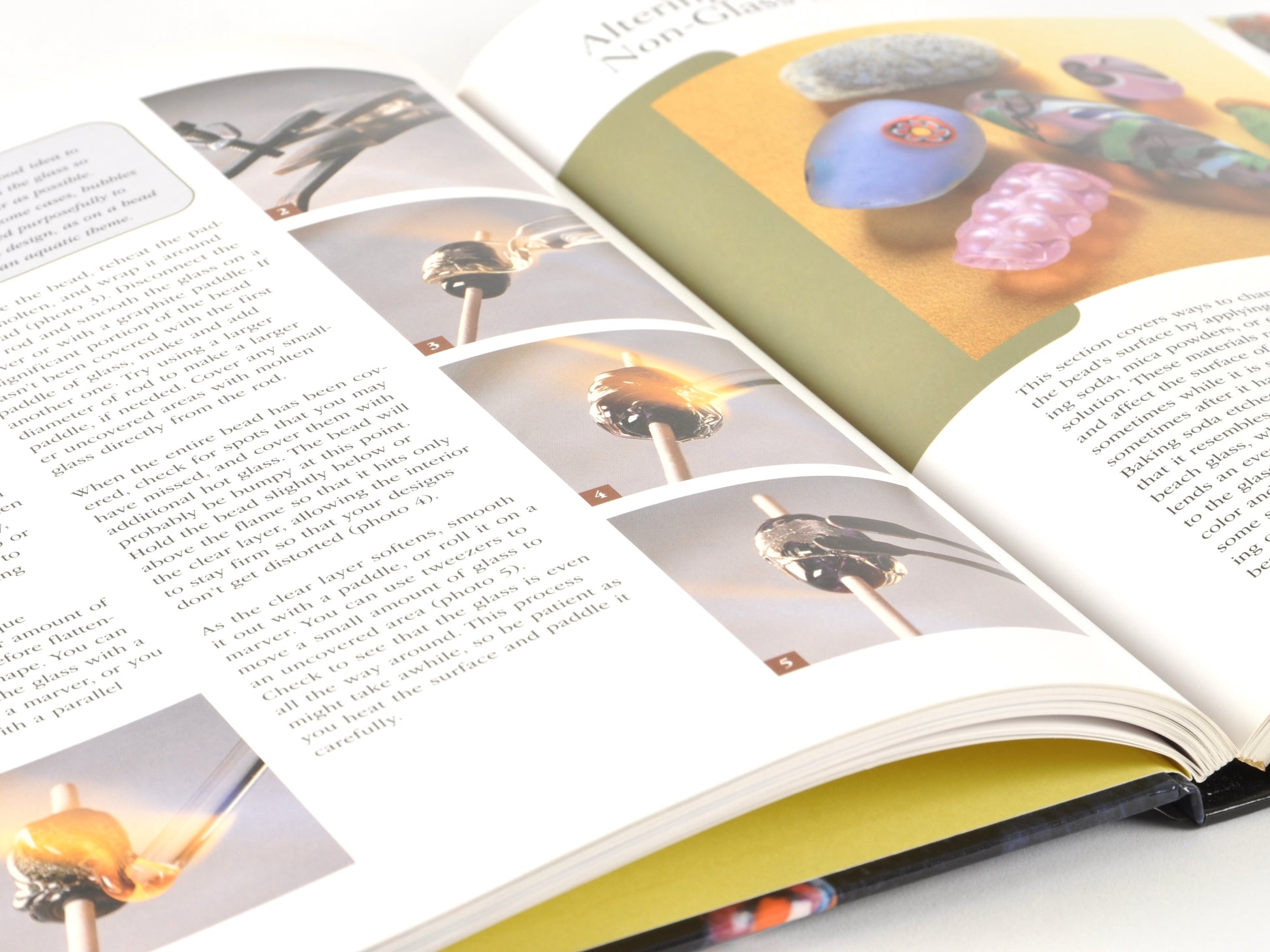 Beading Books-The Complete Book of Glass Beadmaking by Kimberley Adams-Hardcover-Lark Books-176 Pages Tamara Scott Designs