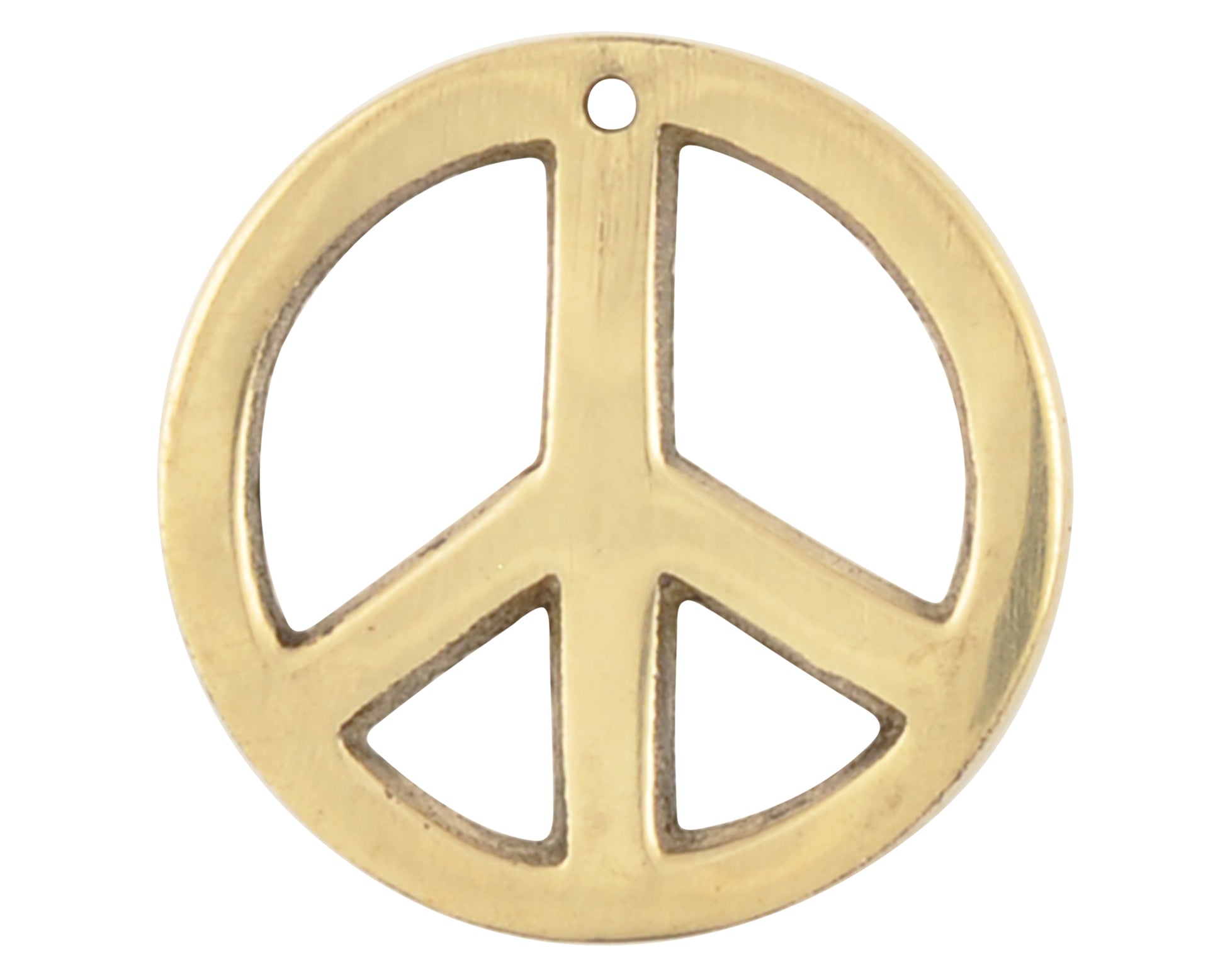 Casting Charms-20mm Peace-Bronze-Quantity 1