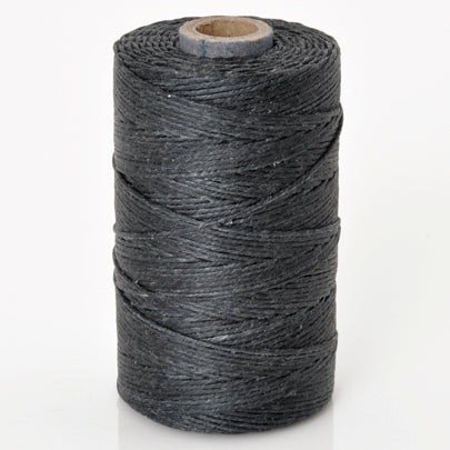 Supplies-4-Ply Waxed Irish Linen-Charcoal Grey-10 Yards