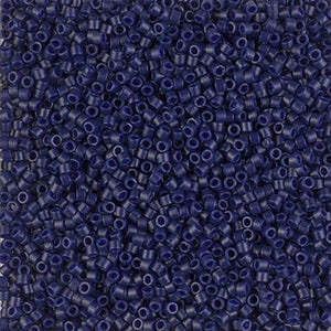 Seed Beads-11/0 Delica-2144 Duracoat Opaque Dyed Cobalt