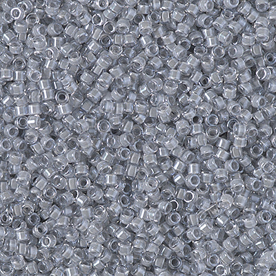 Seed Beads-11/0 Delica-2392 Inside Dyed Pewter-Miyuki-7 Grams