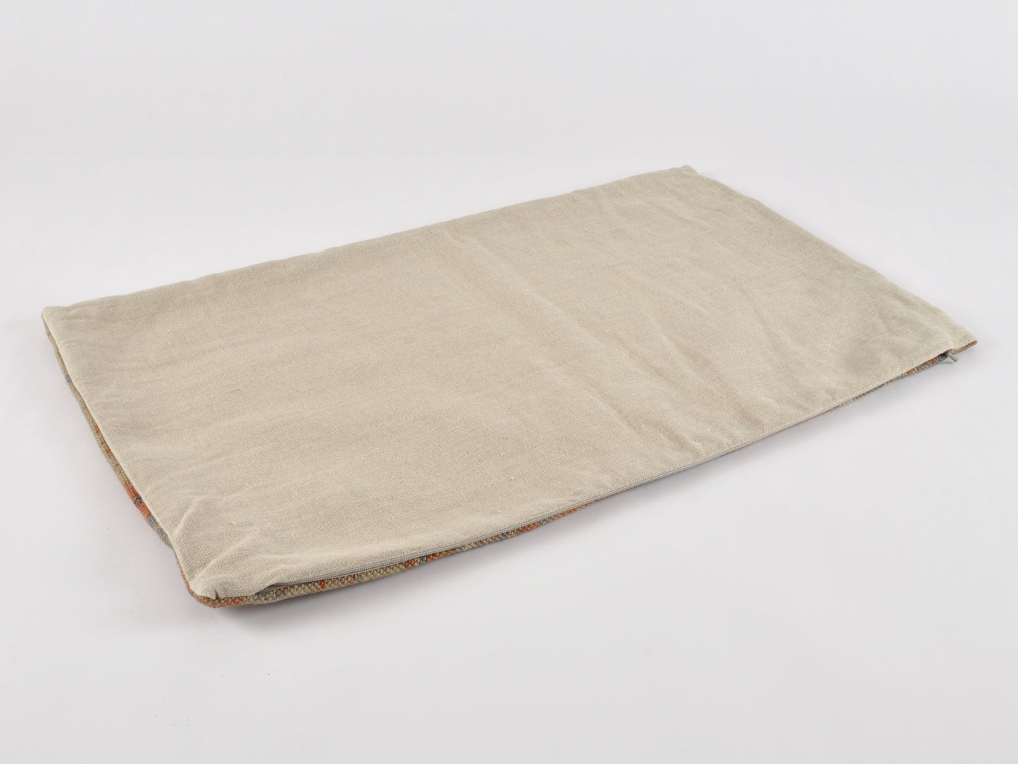 Home Decor-Pottery Barn Navin Print Lumbar Pillow Cover-Blue Tan Rust-Throw Pillow Insert Tamara Scott Designs