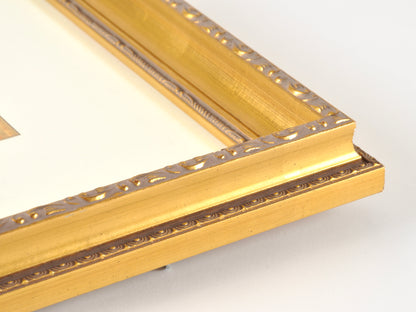 Oil Painting-Vintage Roses-Ornate Gold Gilded Wood Framed and Matted-by Tamara Scott