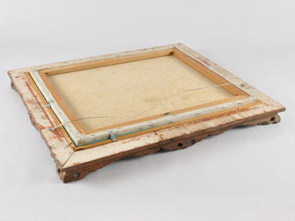 Original Framed French Impressionistic "Kite Flying" Oil Painting by Roy Austin Tamara Scott Designs