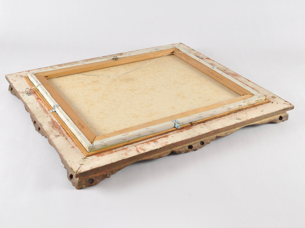 Original Framed French Impressionistic "Kite Flying" Oil Painting by Roy Austin Tamara Scott Designs