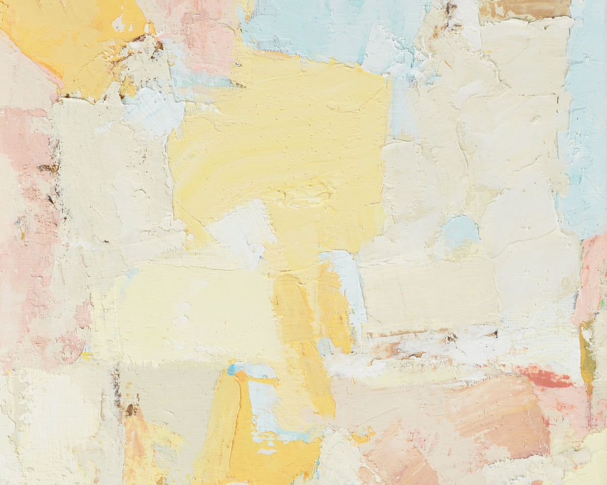Petal Dream Original Palette Knife Painting, Pastel Abstract Framed Canvas Art Tamara Scott Designs