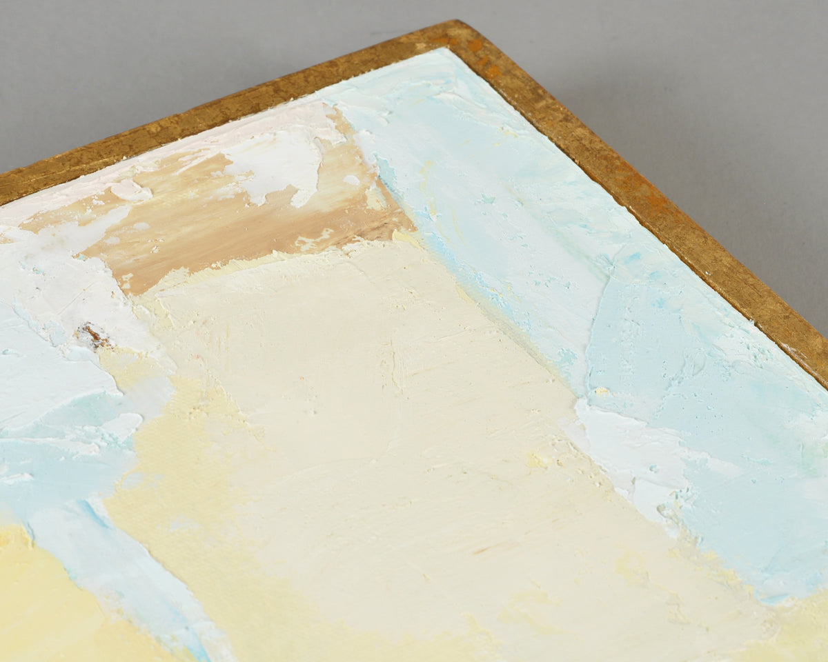 Petal Mist Original Palette Knife Painting, Pastel Abstract Framed Canvas Art Tamara Scott Designs