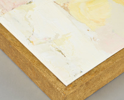 Petal Mist Original Palette Knife Painting, Pastel Abstract Framed Canvas Art Tamara Scott Designs