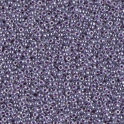 Seed Beads-15/0 Round-525 Purple Ceylon-Miyuki-7 Grams