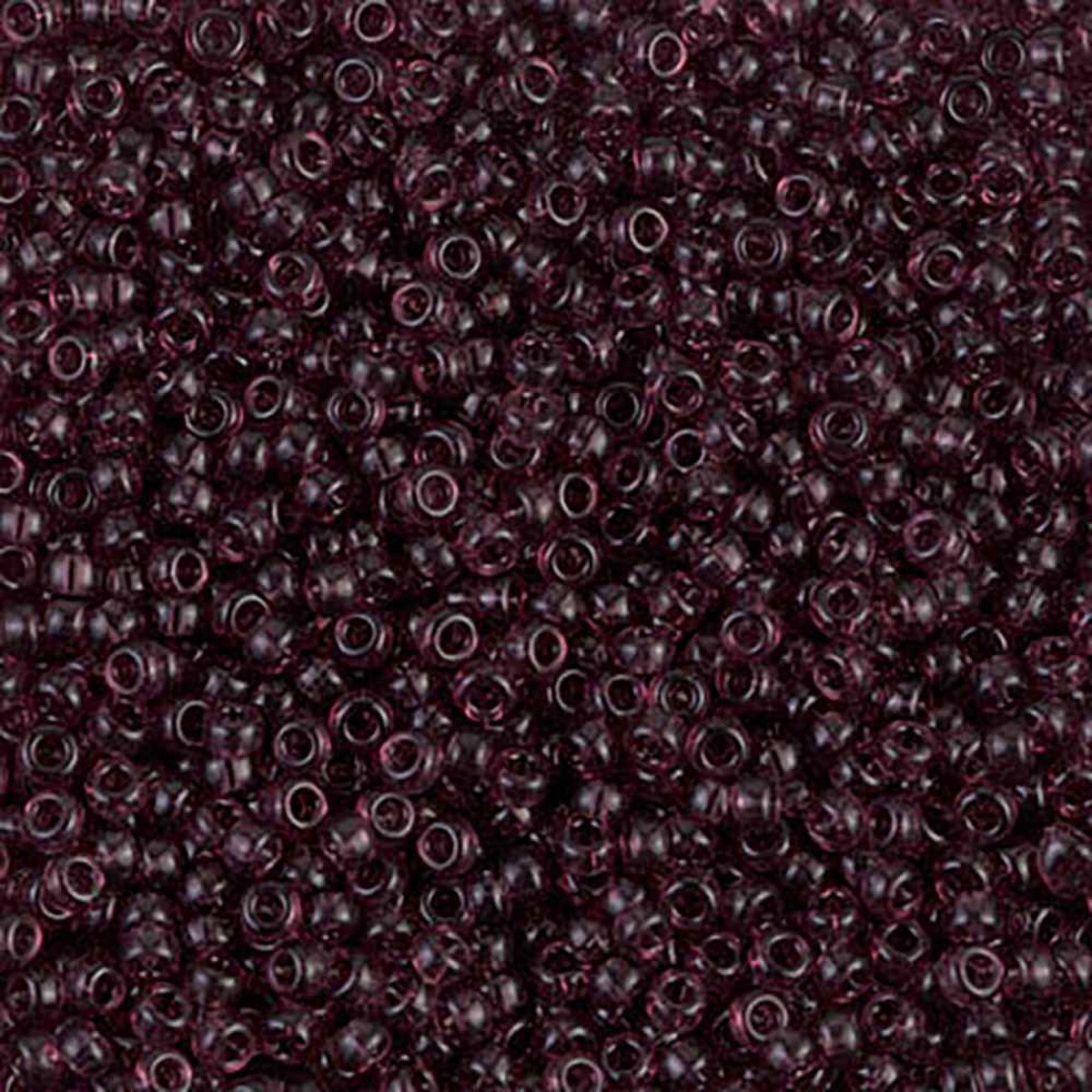 Seed Beads-11/0 Round-153 Dark Smoky Amethyst-Miyuki-16 Grams