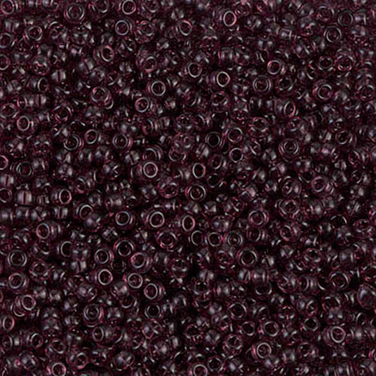 Seed Beads-11/0 Round-153 Dark Smoky Amethyst-Miyuki-16 Grams
