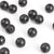 Beads-10mm Miracle Beads-Round-Black-Quantity 20 Loose Beads