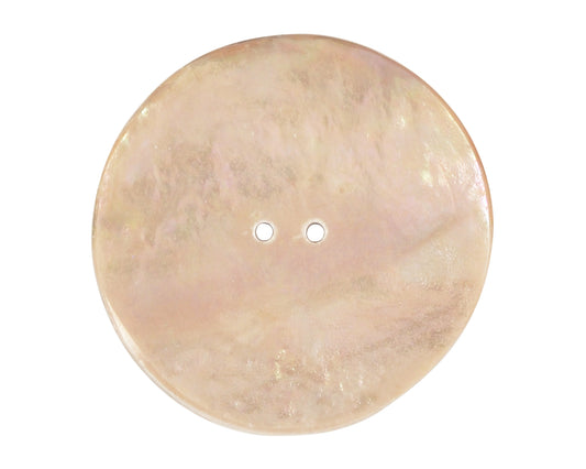Button-30mm Iridescent Pāua Shell-White-Quantity 1 Tamara Scott Designs