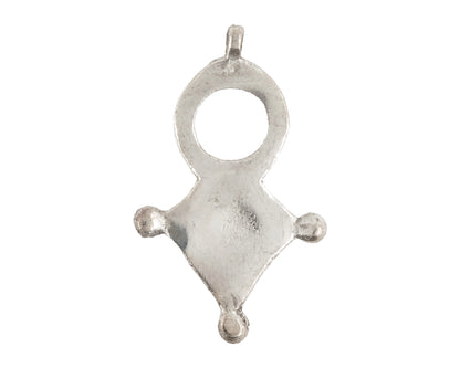 Casting Pendants-25x43mm Tuareg Cross-Open Tone Tribal Talisman-Handcrafted Silver-Quantity 1