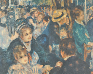 Custom Gold Framed Vintage Art-Artist Pierre Auguste Renoir-Dance at the Moulin de la Galette-Impressionism-Gift for Art Collector Tamara Scott Designs
