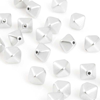 Czech Glass Beads-6mm Bicone-Crystal Labrador Full-Czech-Quantity 10 Loose