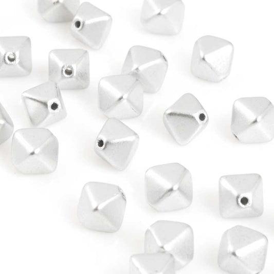 Czech Glass Beads-6mm Bicone-Crystal Labrador Full-Czech-Quantity 10 Loose