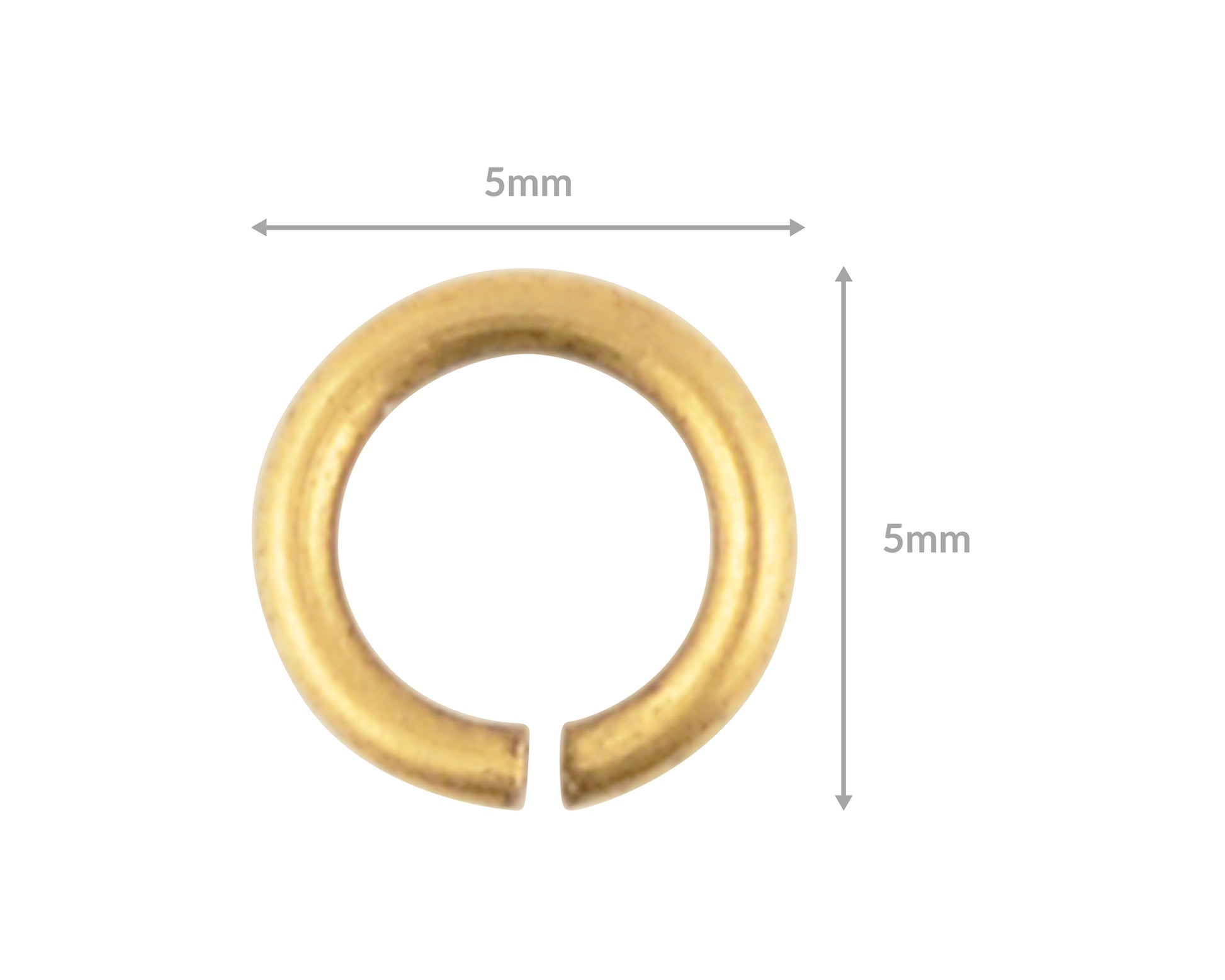 Findings-5mm Round Jump-Ring-18 Gauge-Antique Gold-Quantity 24 Tamara Scott Designs