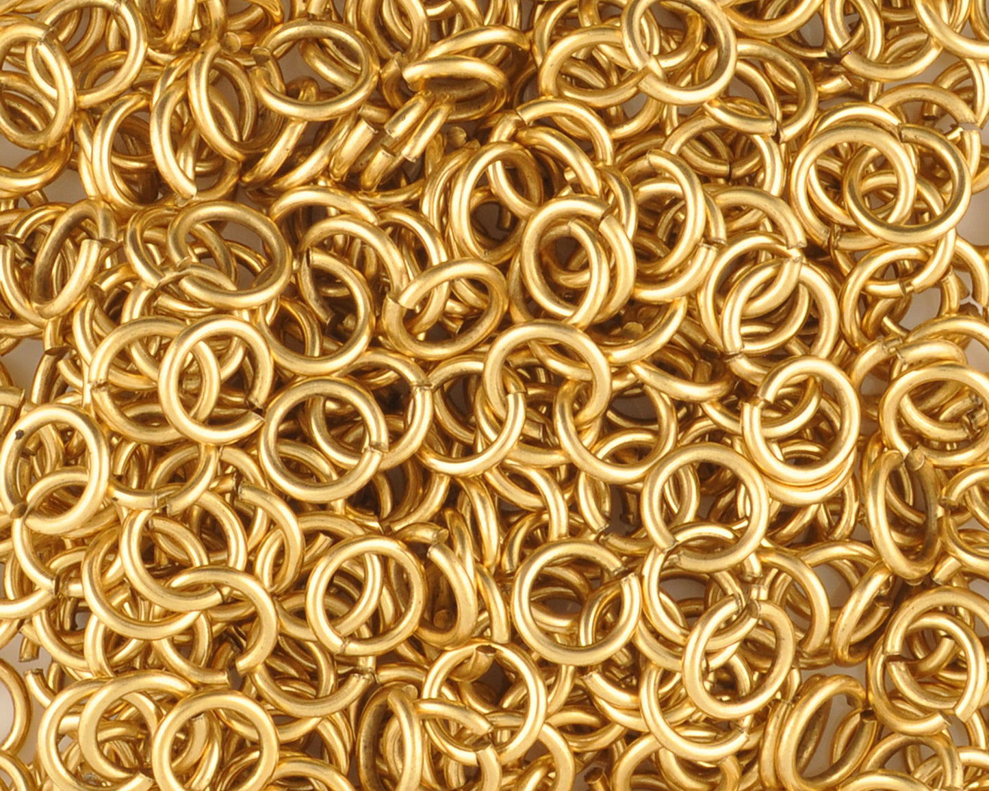 Findings-5mm Round Jump-Ring-18 Gauge-Antique Gold-Quantity 24 Tamara Scott Designs