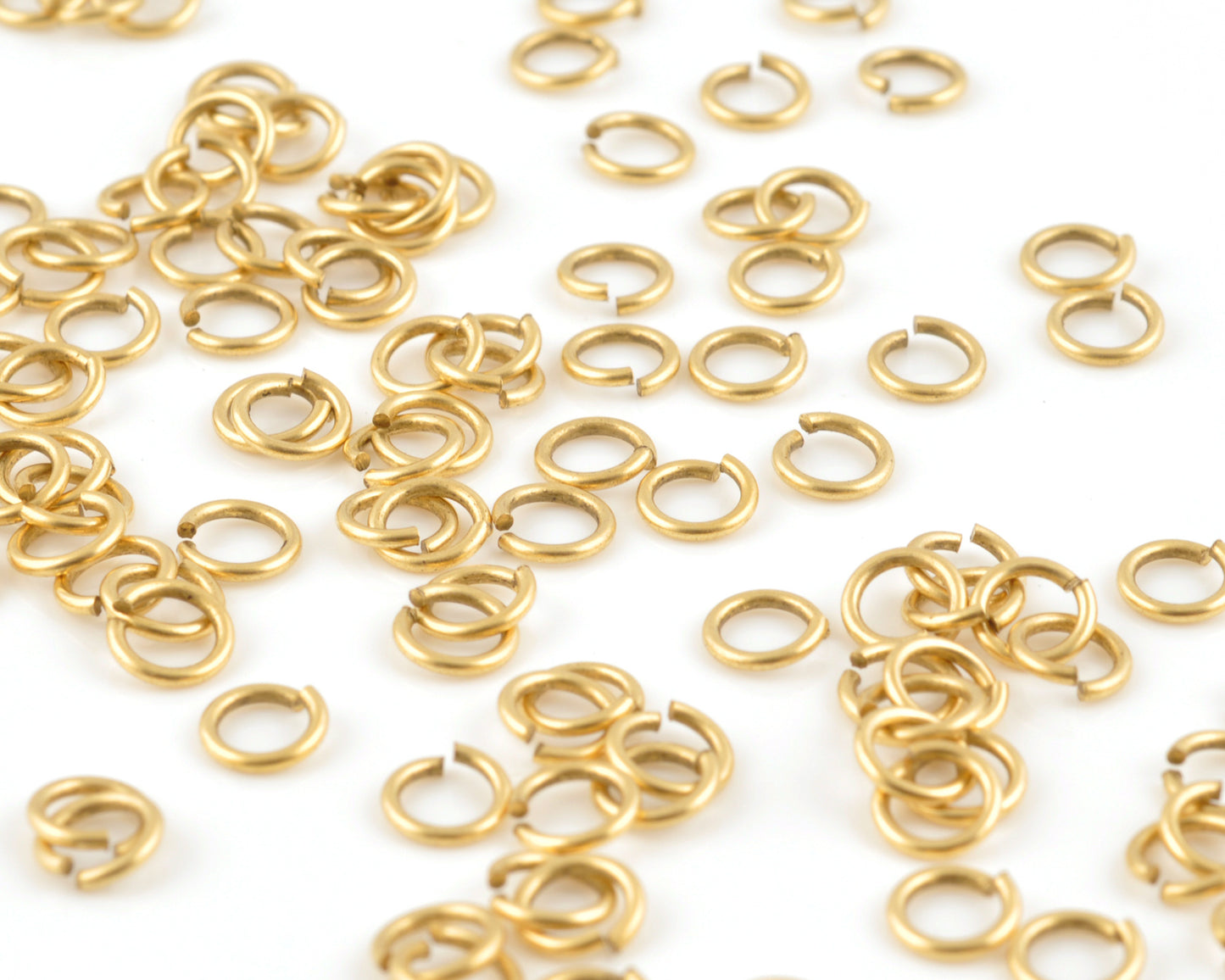 Findings-5mm Round Jump-Ring-18 Gauge-Antique Gold-Quantity 24 Tamara Scott Designs