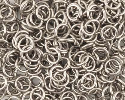 Findings-5mm Round Jump-Ring-18 Gauge-Antique Silver-Quantity 24 Tamara Scott Designs