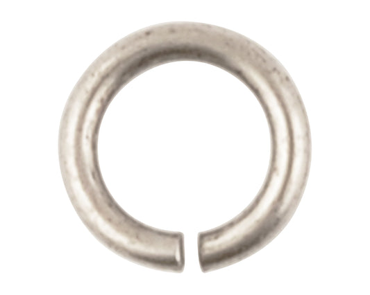 Findings-5mm Round Jump-Ring-18 Gauge-Antique Silver-Quantity 24 Tamara Scott Designs